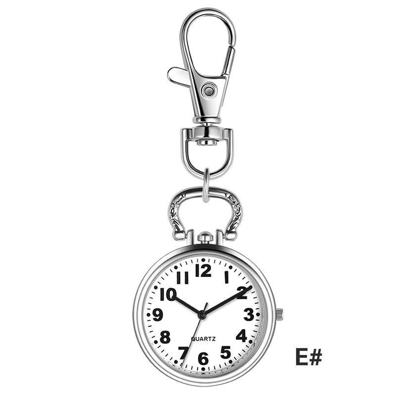 2 шт. Мини-ретро карманные часы Брелок-часы для старика и студента Часы для медсестры Портативные карманные часы Уникальные часы