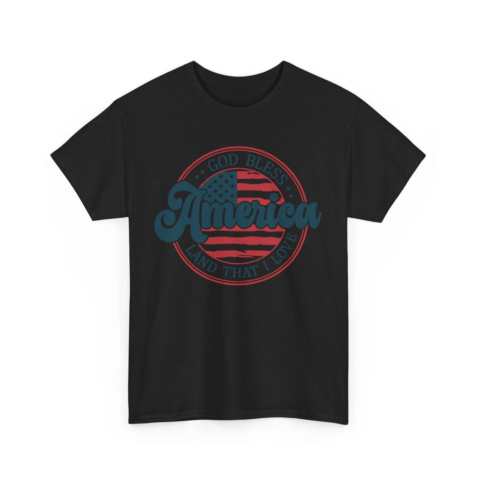 

God Bless America Land That I Love T-Shirt | A Must-Have for Every Patriot 4XL