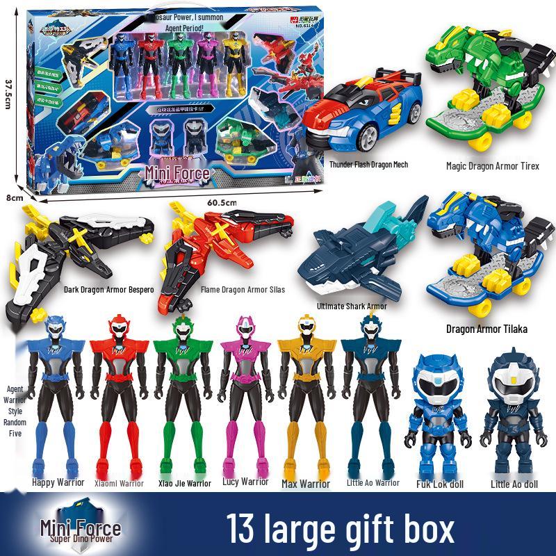 Мини Форс Супер Динозавр Меха Робот Скутер Игрушка