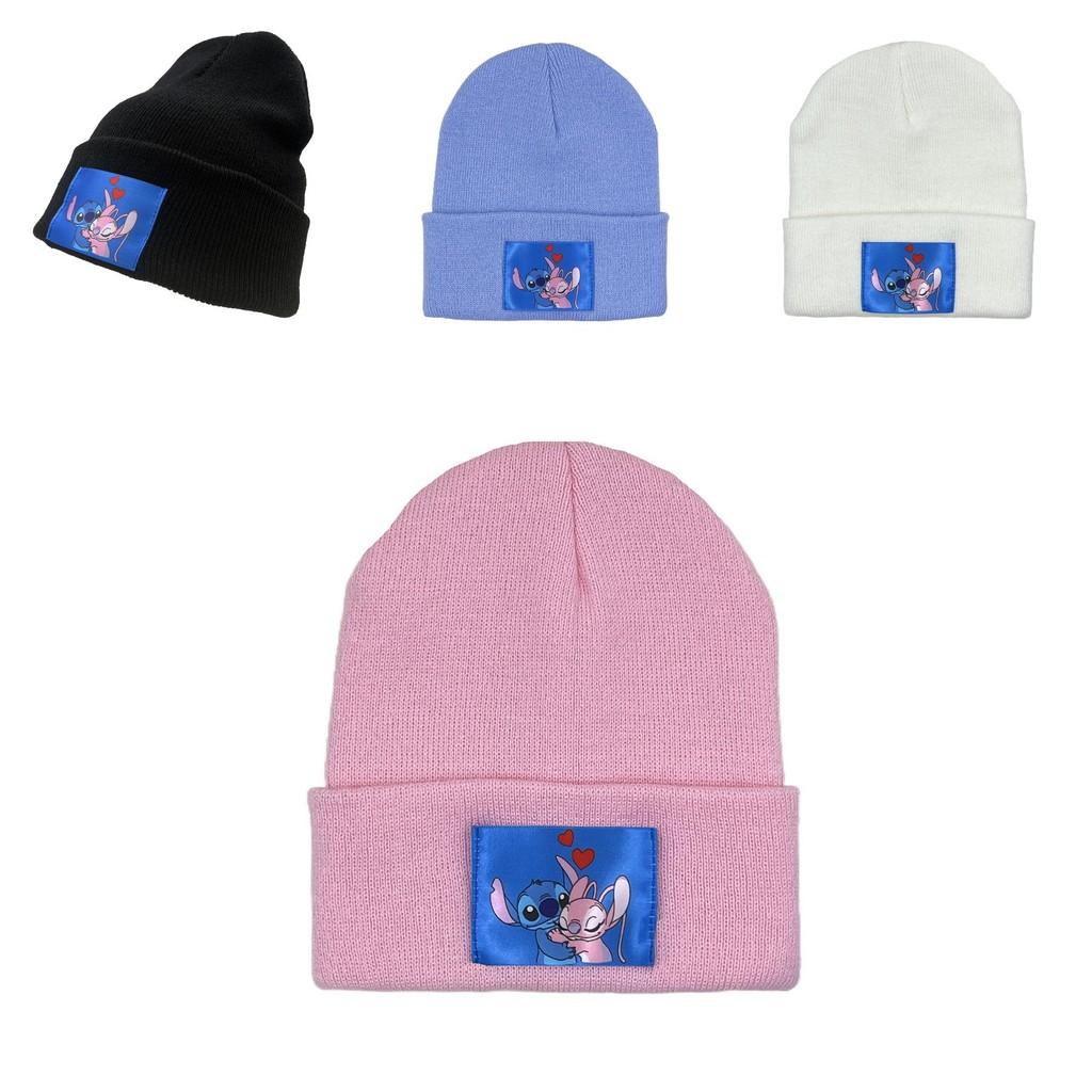 Stitch Pattern Patch Knitted Hat With Breathable Warmth For Autumn Winter
