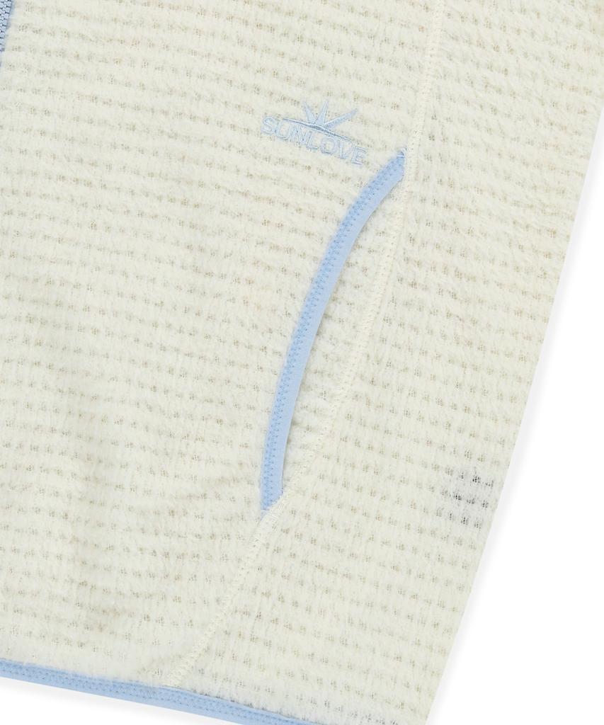 Sudadera con capucha y cremallera Polartec® Alpha® Sunlovetour Marfil