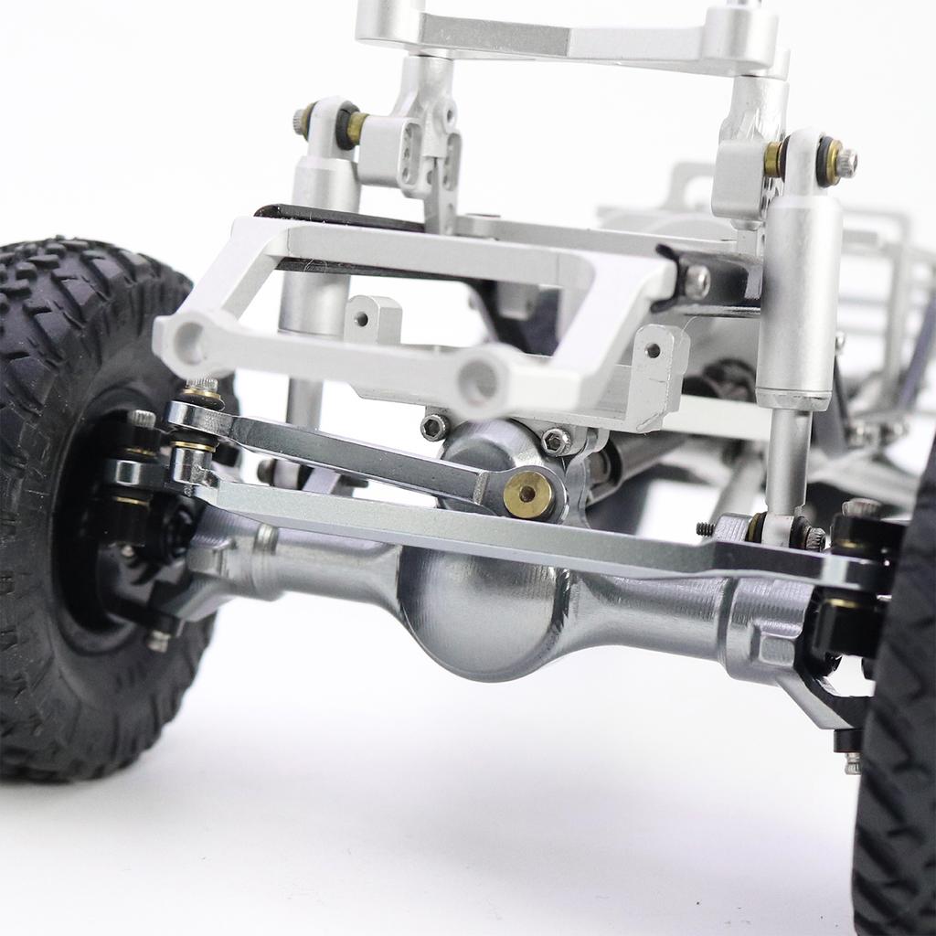 Aluminum Planet Axles Lsokinetic 3-Section CVD Brass Steering Knuckles Max.52° for 1/24 Axial SCX24 C10 JLU Gladiator Bronco
