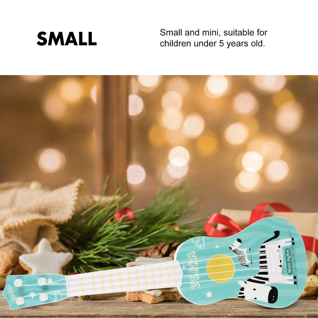 Rabbit Beginner Classical Ukulele Guitar Musical Instrument Kids Montessori Toys for Children Early Education Leaning Toy Gift