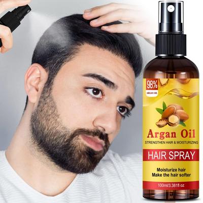 Arganöl Haarspray - Spendet Feuchtigkeit und glättet das Haar von innen heraus - Repariert Spliss - Geeignet für alle Haartypen, 100ml