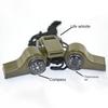 Field Survival Supplies Whistle Compass Magnifying Glass Flashlight
