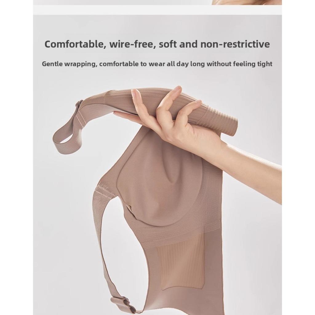 Women's New Seamless Minimizer Bra, Plus Size Adjustable Underwear, Anti-Sagging Side Support Full Coverage Smoothing Everyday Bra