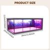 1 Piece Mini Model Parking Lot 1/64 Scale Diecast Car Case Simulation Garage Display Acrylic
