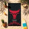 Chicago Bulls (14) Theme Beach Towel Sand Resistant Soft And Comfortable Suitable For The Pool Camping Yoga And Diving A Travel