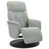 VidaXL Fauteuil Inclinable de Massage Repose-pied, Siège avec Accoudoirs, Chaise de Relaxation avec Dossier Salon, Moderne, 356693