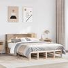 VidaXL Bookcase Bed Without Mattress 150x200 Cm Solid Wood, Bed, Bedroom Furniture, Bed with Storage, Bed 3323878