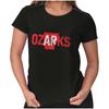 Arkansas Ozarks Vintage Roadtrip Souvenir Womens Top Junior Graphic Tee