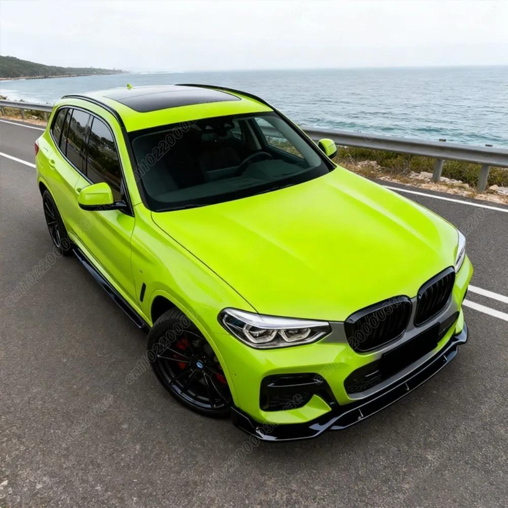 For BMW X3 G01 X4 G02 M Sport M40i M40d 2017 2018 2019 2020 2021 Automobile Front Bumper Lower Lip Spooler Splitter Body Kit