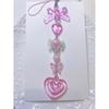 Stylish Heart Pendant Phone Lanyard Trendy Bowknot Candy Pendants Y2k Style Keychain Phone Charm Straps Ornaments