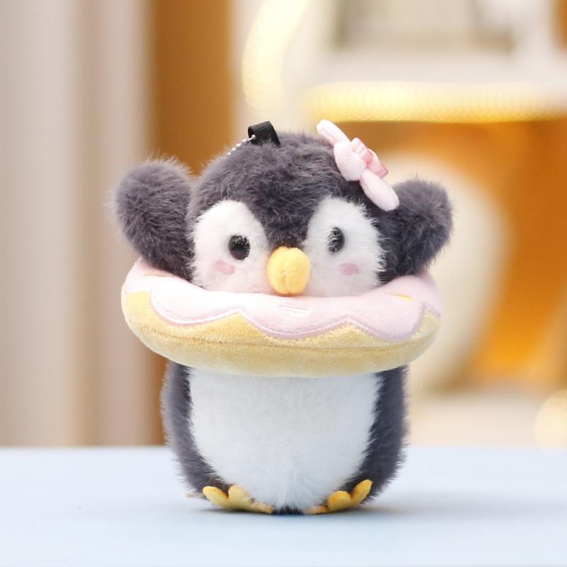 Plush Penguin Toy With Keychain For Kids And Collectors