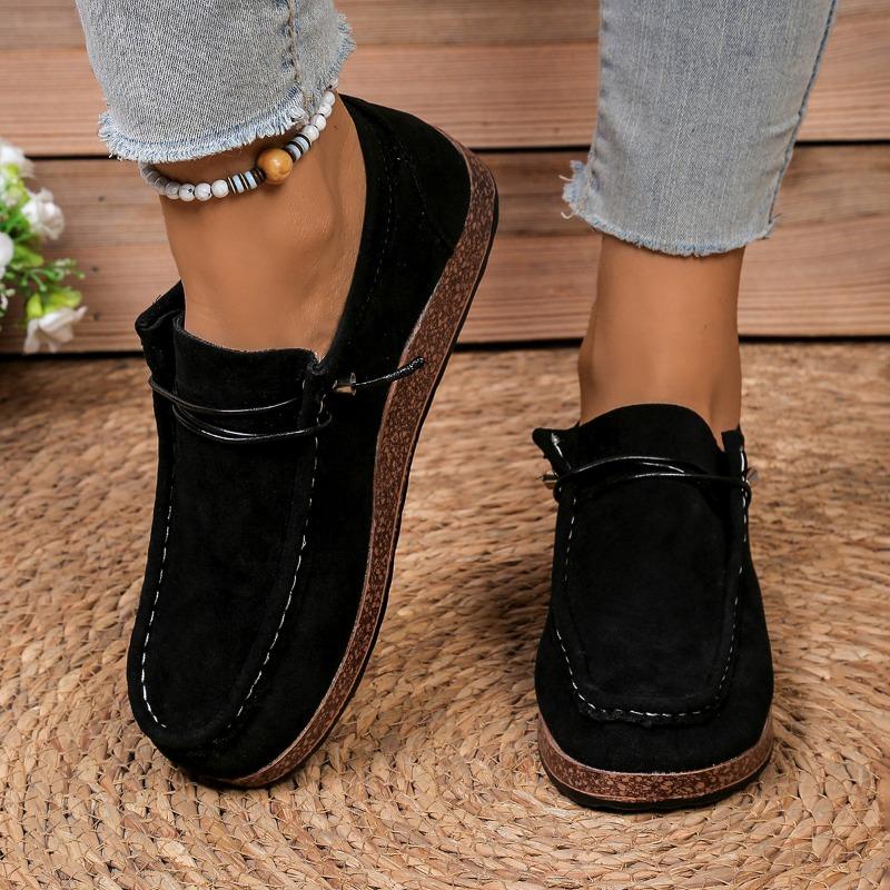 Women's New Large Size Women's Single Shoes New European and American Flat Women's Shoes One Step Casual Sports Shoes