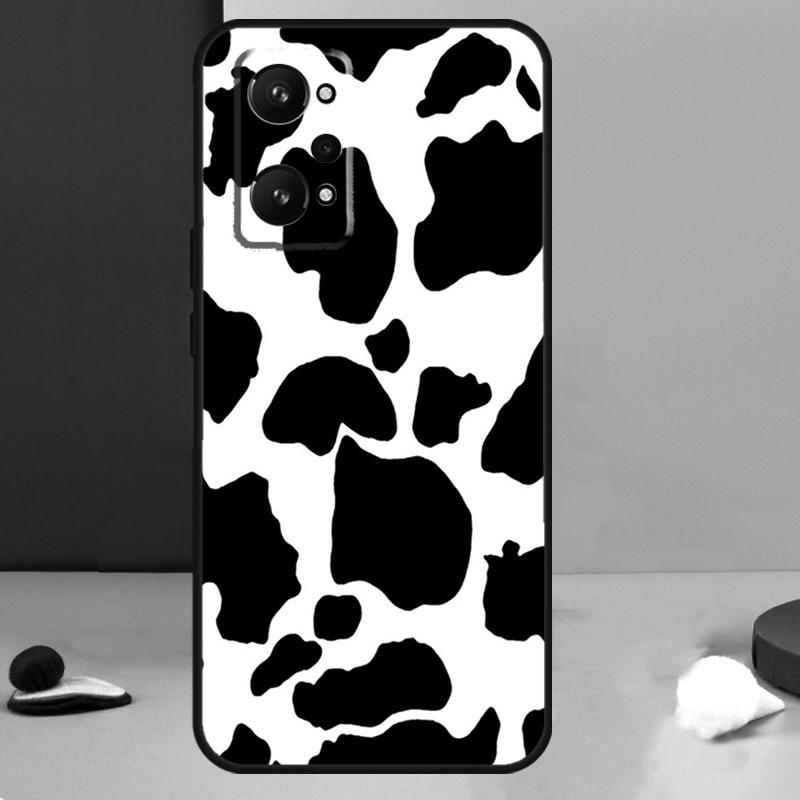 Spotted Cow Skin Print For Realme 14 13 Pro Plus 10 11 12 GT 5 6 6T GT7 Pro C61 C55 C53 C51 C21Y C25S C75 C67 Case