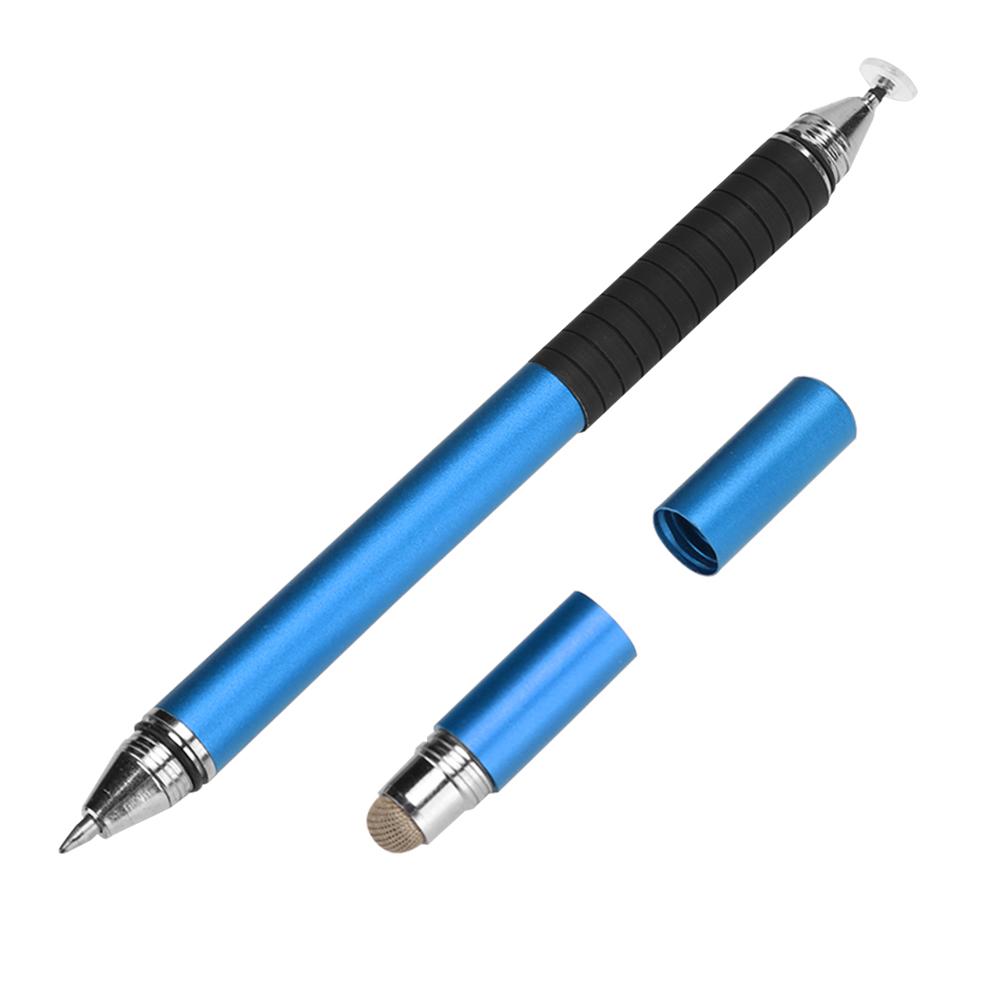 3 In 1 Cloth TipDisc Pen High Capacitive for Mobile Phone Tablet(Black )