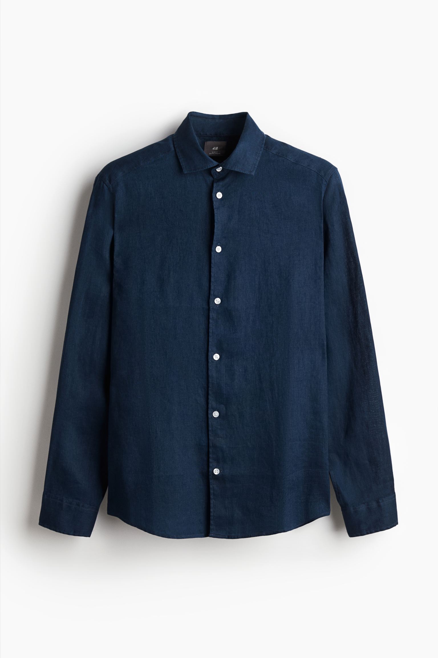 

Льняная рубашка Slim Fit