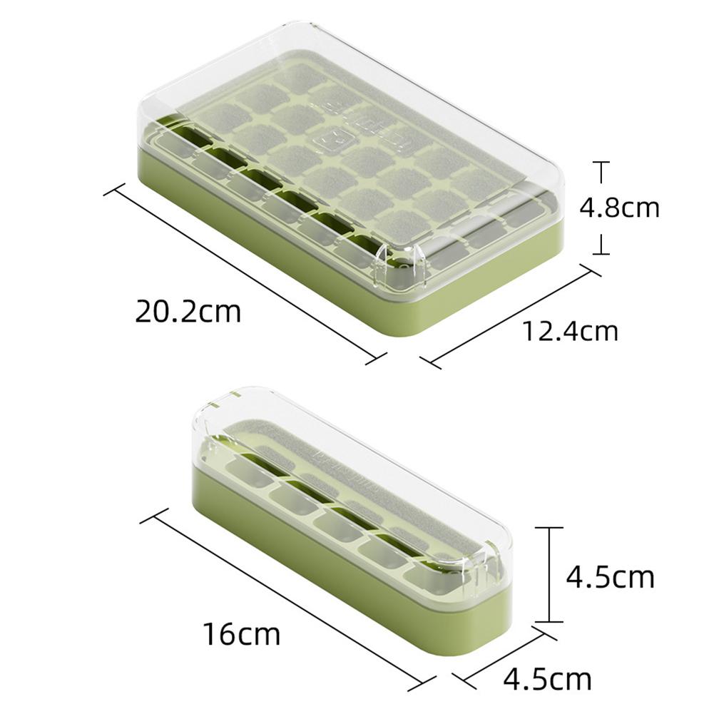 5/28 Grid Ice Cubes Moulds With Lid Easy Release Fridges Ice Box For Home Kitchen