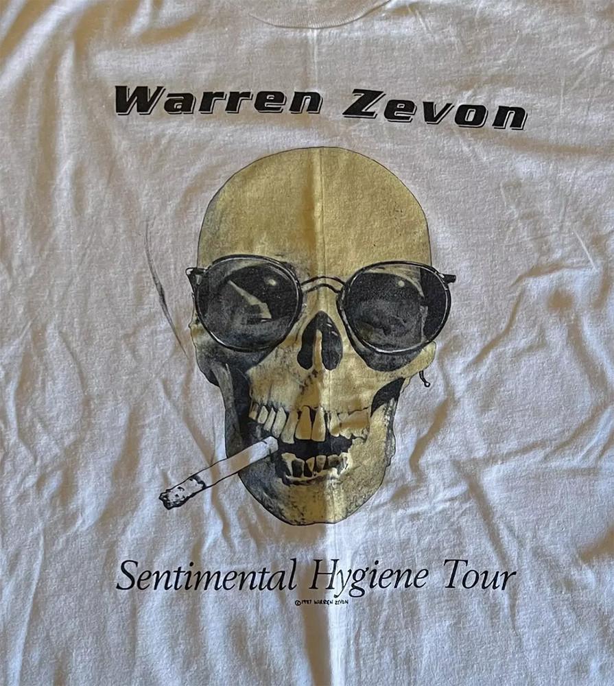 Sentimental Hygiene Tour Warren Zevon Tour men  S-5XL CG1072 Unisex T-Shirt XXXXL