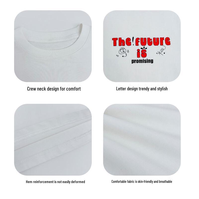 Boys' Summer Cotton Short-Sleeved T-Shirt