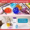 Practical-10 Pack 20 Oz Skinny Tumbler Replacement Lids Fit For 20Oz Sublimation Tumblers Splash Sliding Covers
