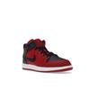 Air Jordan 1 Mid PS Reverse Bred Kids Sneakers Gym-Red Black White 640734-660