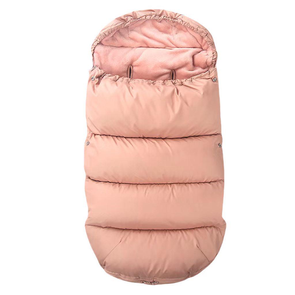 Warm Waterproof Baby Sleeping Bag for Stroller - Winter Footmuff, Thickened, Kick-Proof, Windproof, Cold-Resistant for Outdoor Use