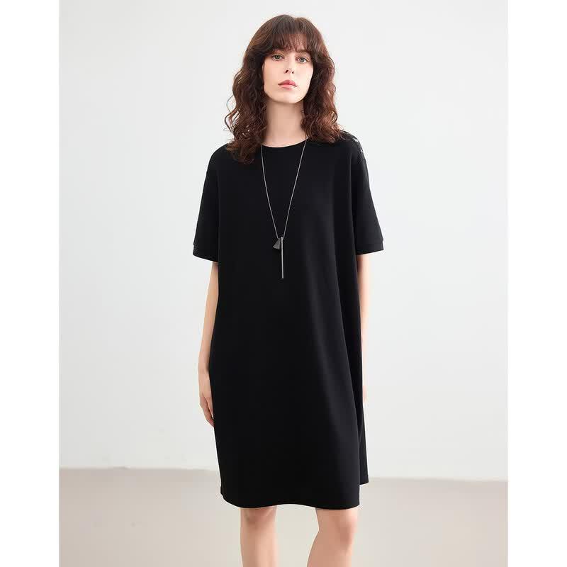 Demana Cloud Soft Cotton Petite Patchwork Dress