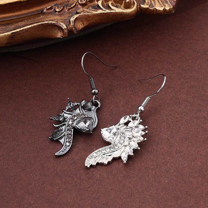 Simple yet Stylish Long Wing Alloy Stud Earrings Women Perfect for Gifts and Events A