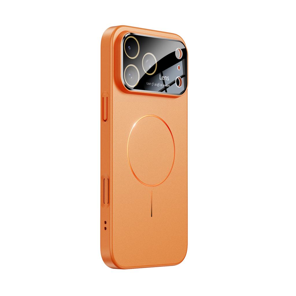 For iPhone 17 Pro Case Rubberized Skin Touch Magnetic PC Phone Cover Compatible with MagSafe