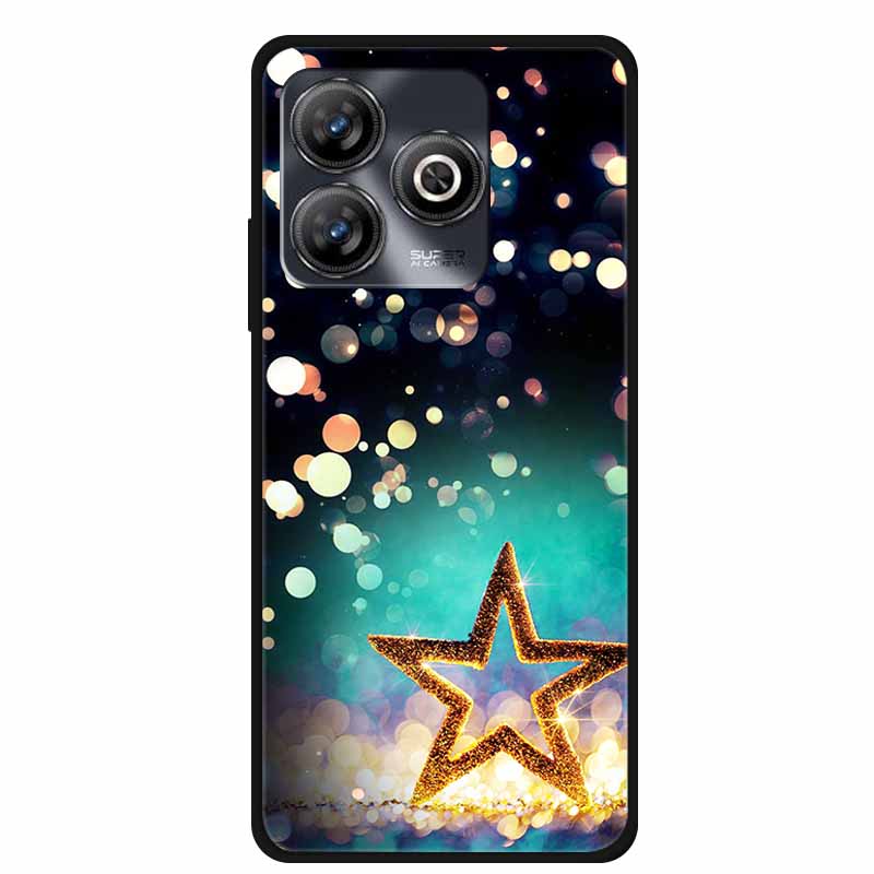 Phone Case For ZTE Blade A75 4G Back Cover Case Shockproof Black Silicone Soft Funda For ZTE Blade A75 4G Case A 75 6.6" Coque