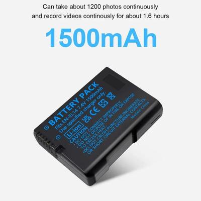 PALO ENEL14 EN-EL14 Digital Camera Battery 7.4V En El14 Bateria for Nikon Df D3400 D5300 D3100 D5600/5500/5200/3300 P7000/7100