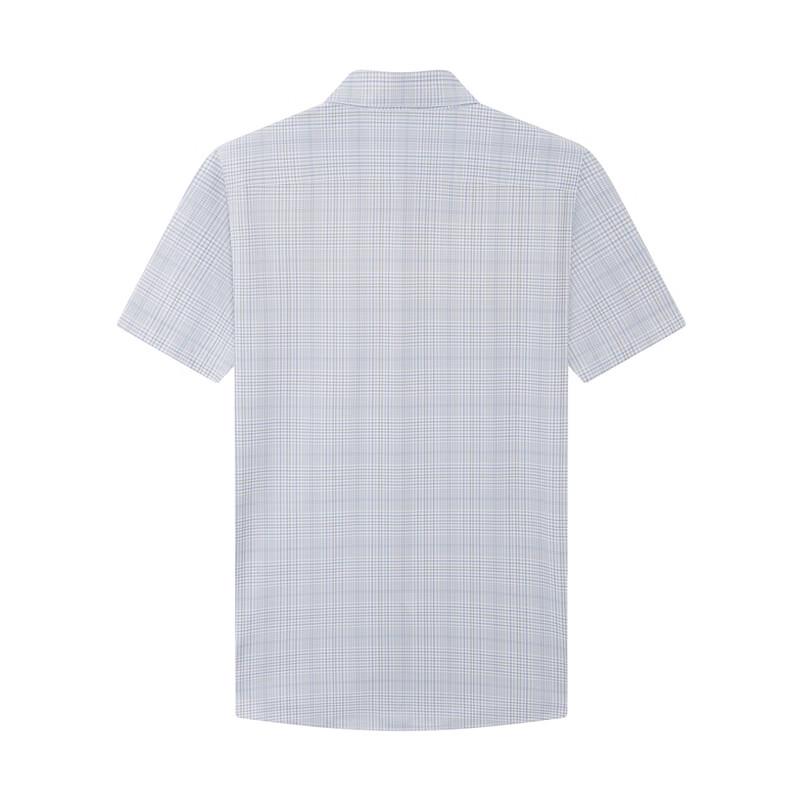 SEVEN Men's Knitted Geometric Print Short-Sleeve Shirt