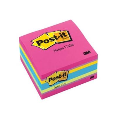 Post-it Cube Notes (76x76mm) (Vibrant)