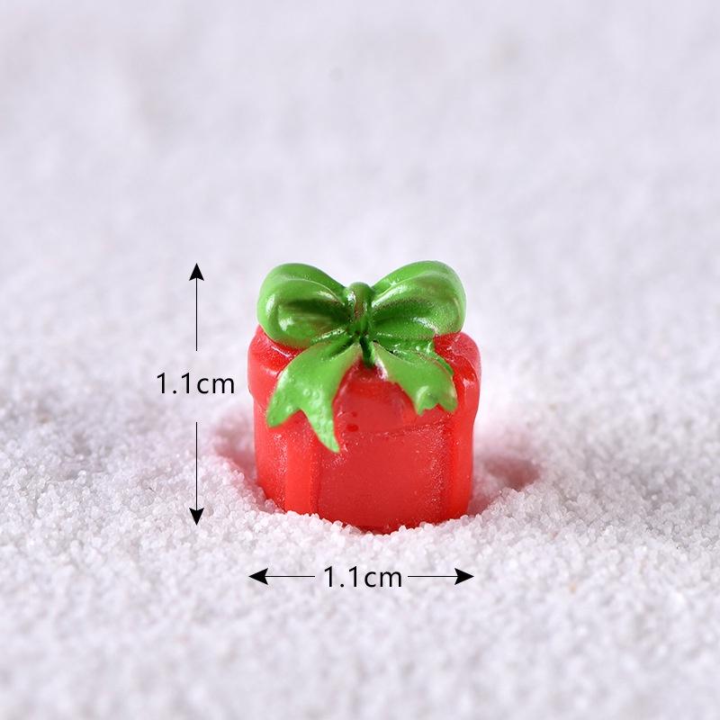 Santa Mini Christmas Claus Snowman Micro Landscape Miniatures Ornament Figurines