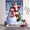 Christmas Santa Background Decoration Tapestry Christmas Party Bar Background Decoration Tapestry Christmas Home Background