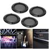 4pcs 2inch Audio Speaker Grille Protective Decorative Audio Speaker Mesh Grille (Black)