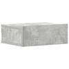 Hanging Nightstand Concrete Grey 40x30x15 cm Wood Based Material