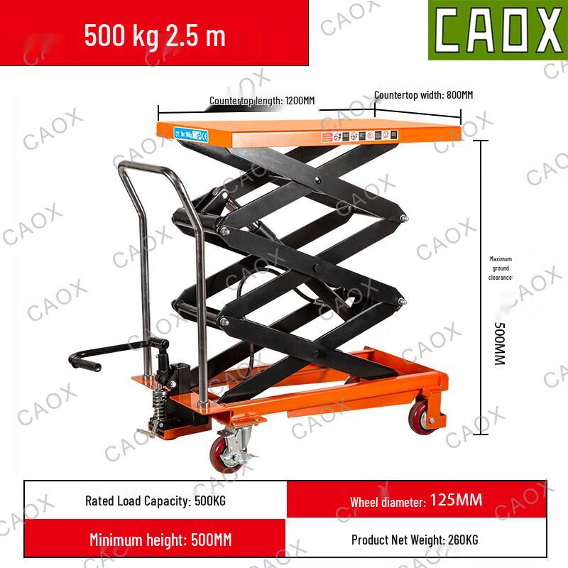 CAOX Manual Scissor Lift Table