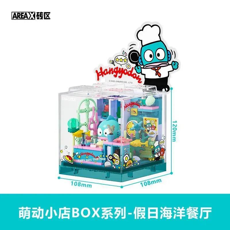 

AREAX Building Block Kawaii Cinnamoroll Pochacco Kuromi Cartoon Assemble Toy Models Children s Birthday Gift No box