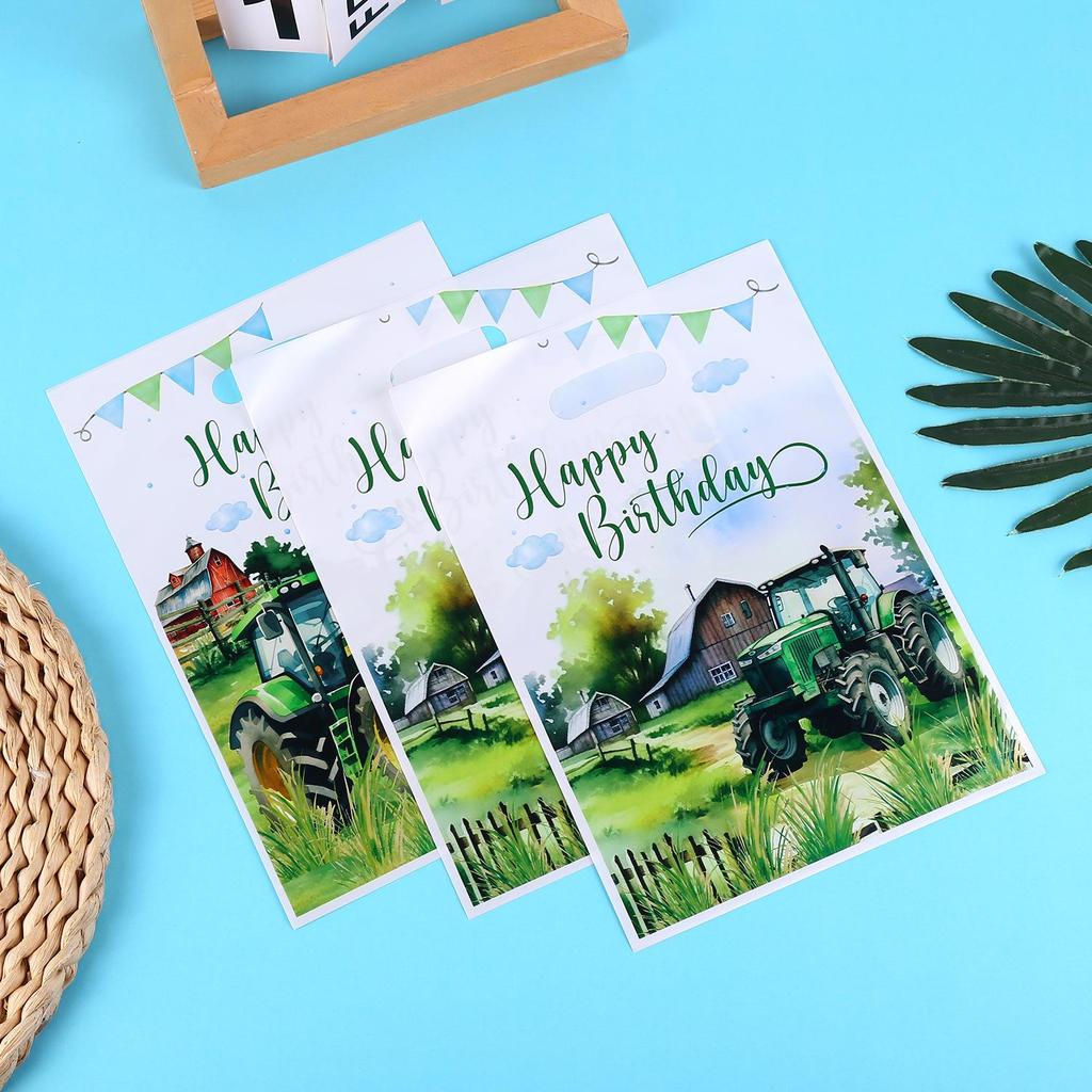 Thanksgiving Farm Festival Tote Bag with Candy Snack Print