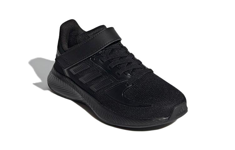 adidas Neo Runfalcon 2.0 Breathable Abrasion Resistant Breathable And Wear Resistant Low Top Kids' Running Shoes Black FZ0114