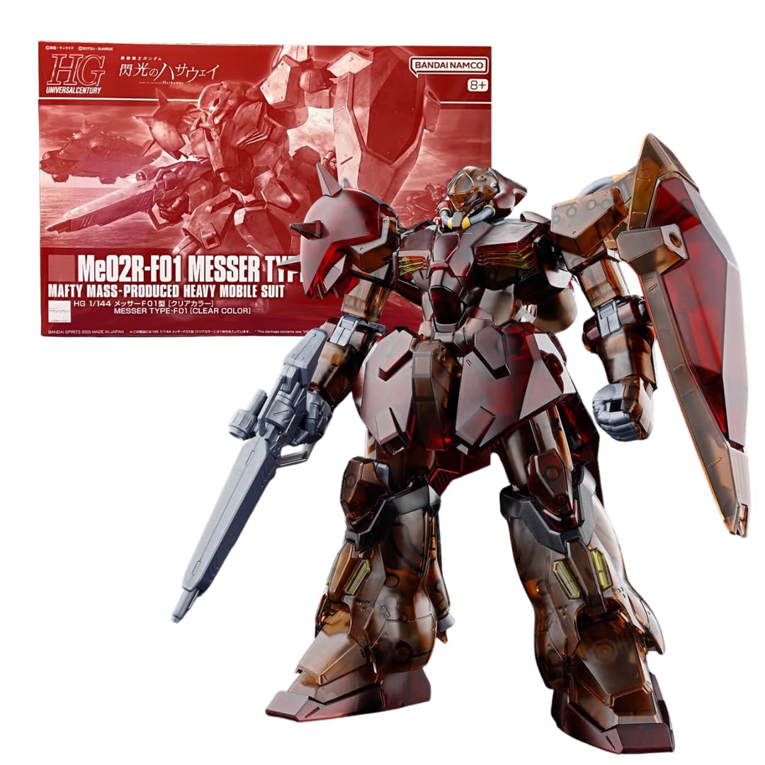 

HG 1/144 Messer F01 Type [Clear Color] Mobile Suit Gundam Hathaway s Flash Event Limited BANDAI SPIRITS Gundam Base Plastic Model