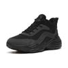 Anta Walker Slip-Resistant Warm Mid-Top Sports Casual Shoes Black Gray Sneakers 112248984-1