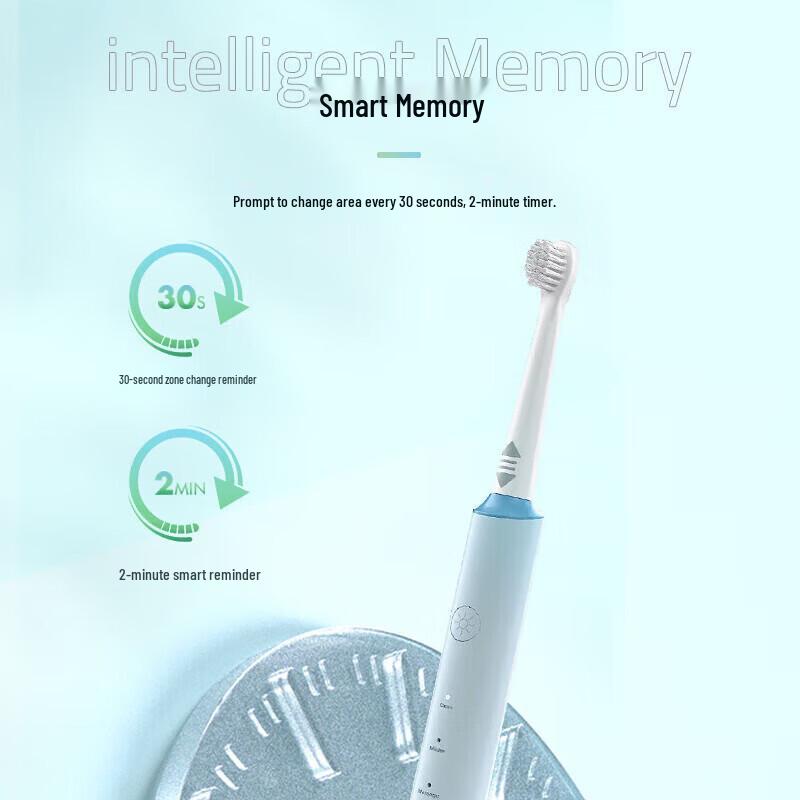 MEEEGOU Children's Sonic Electric Toothbrush with Soft Bristles CN plug (adapter included)