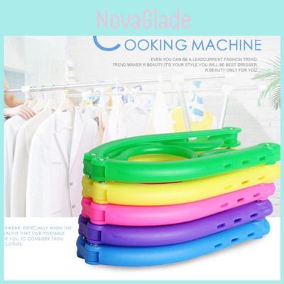 Colorful Travel Hanger Folding Design Lightweight Portable Clothes Hanger