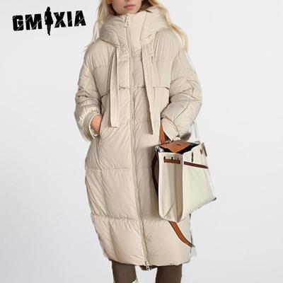 Women's Vintage Casual Solid Color Print Autumn Winter Long Sleeve Hooded Jackets & Coats