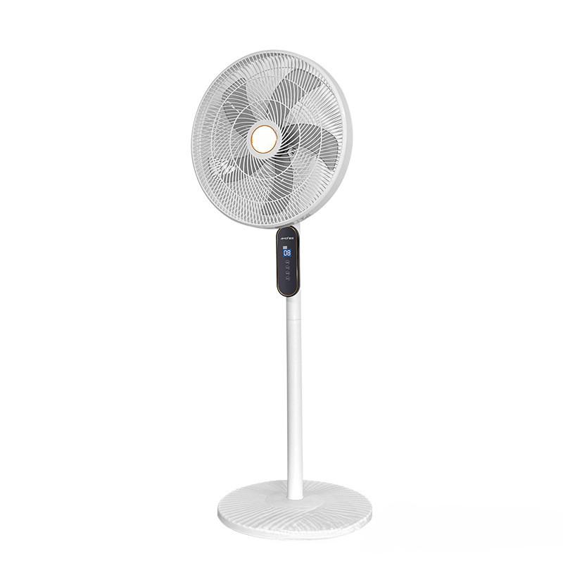 8 Gears 16 Inch Household Wide-angle Shaking Head Vertical Fan Wind Speed Adjustable Floor Fan Electric Fan