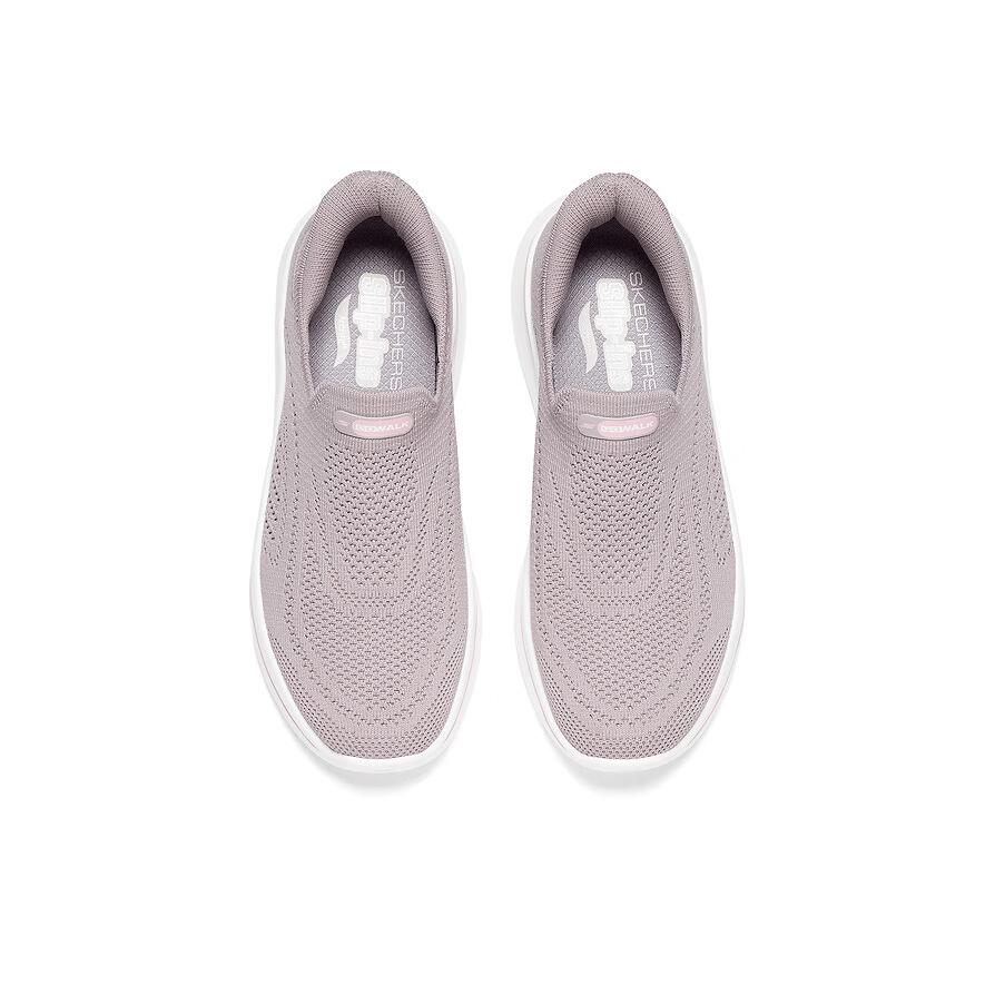 Skechers Go Walk Slip-On Comfortable Breathable Lightweight Casual Shoes Women sneaker Pink White 125843-MVE